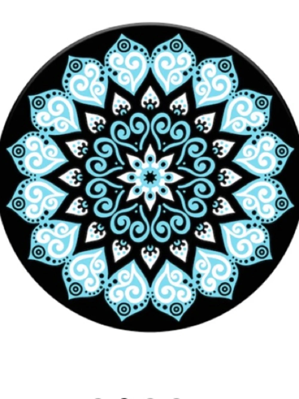 Universal Collapsible Grip & Stand for Phones and Tablets - Peace Mandala Sky